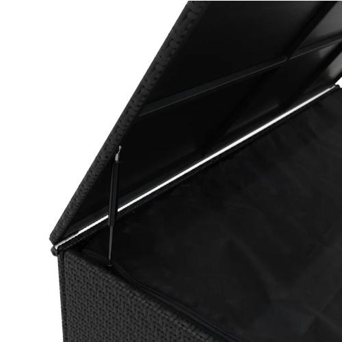 Rattan Storage Box 700L – Black